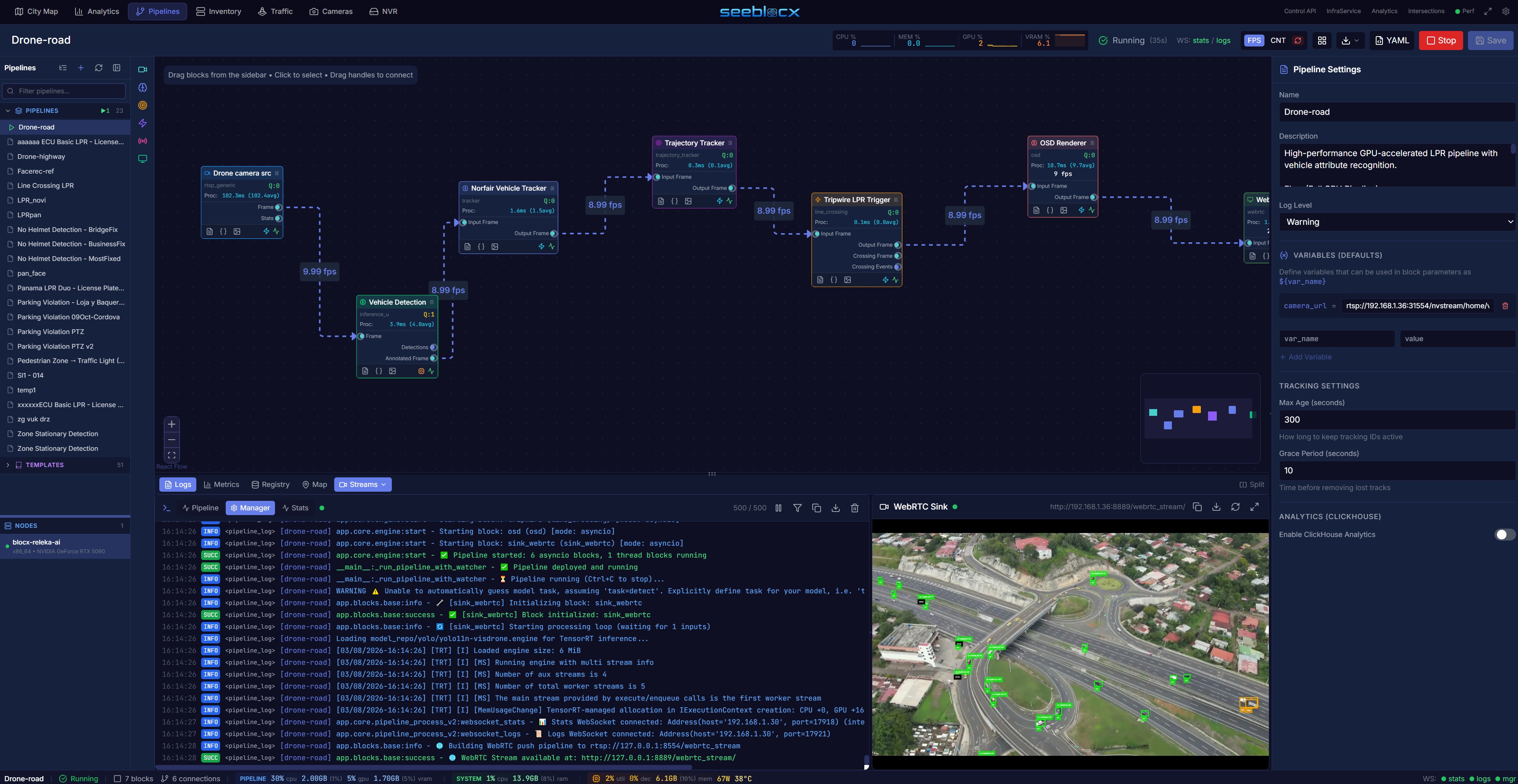 Drone operations vehicle tracking